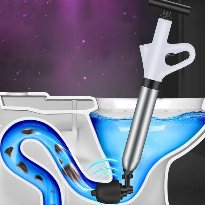 Plunger Toilet - Pneumatyczny odkurzacz do toalet, zestaw narzędzi