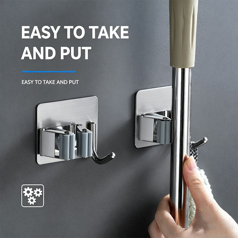 Home Bathroom Organizer - Samoprzylepne wielofunkcyjne haczyki ścienne do kuchni,