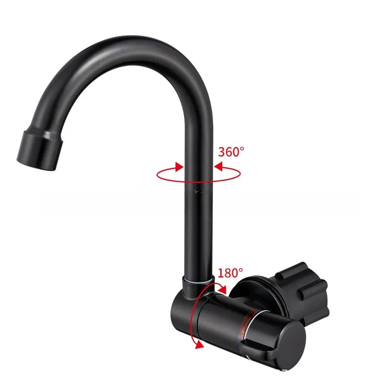 Czarny składany kran do kamper – Basin Mixer Tap recenzja i cena