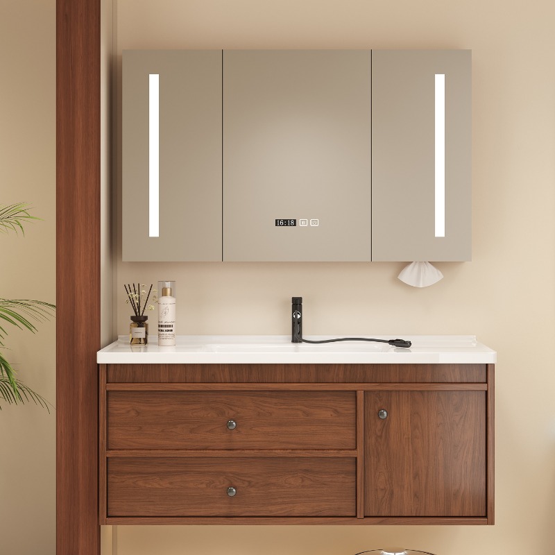 Szafka łazienkowa biała, regał – Home Bathroom Vanity Combo recenzja i cena