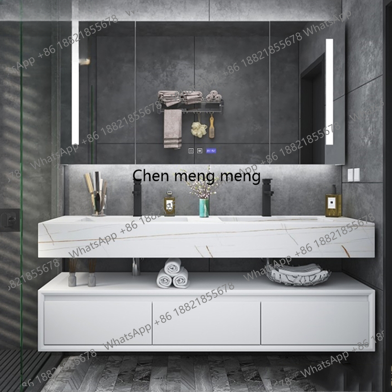 Czarna Półka Oświetlona Szafka – Home Bathroom Vanity Combo recenzja i cena